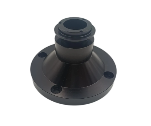 AL7075-T6 Precision Lathe Component with Black Anodizing